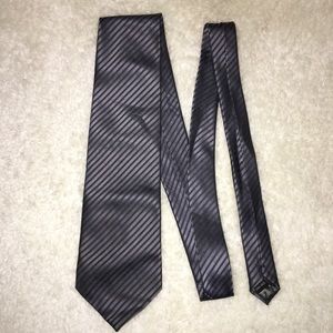 Giorgio Armani Grey & Black Standard Silk …